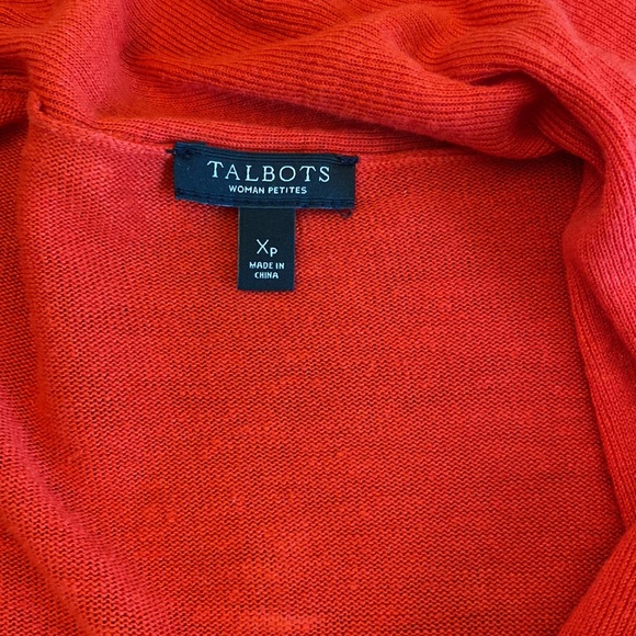 Talbots red lightweight sweater - Picture 5 of 11